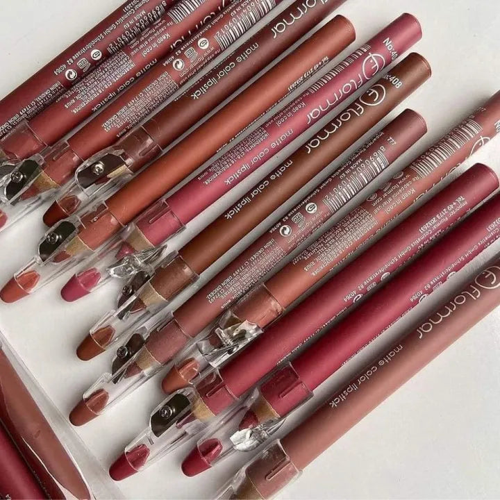 Flormar Lip Pencil Pack of 12
