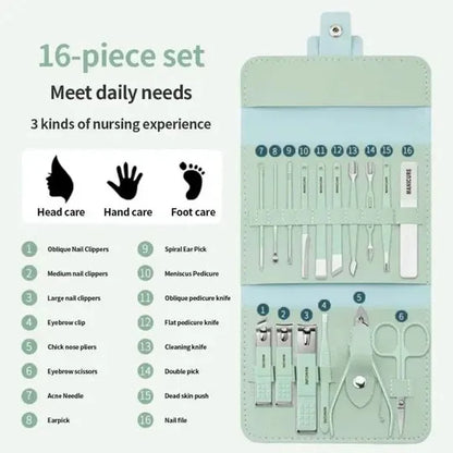 Manicure Pedicure Kit Nail Care Tools