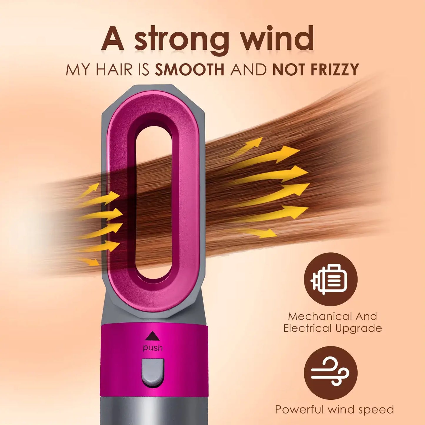 5 in 1 Hair Dryer Hot Comb