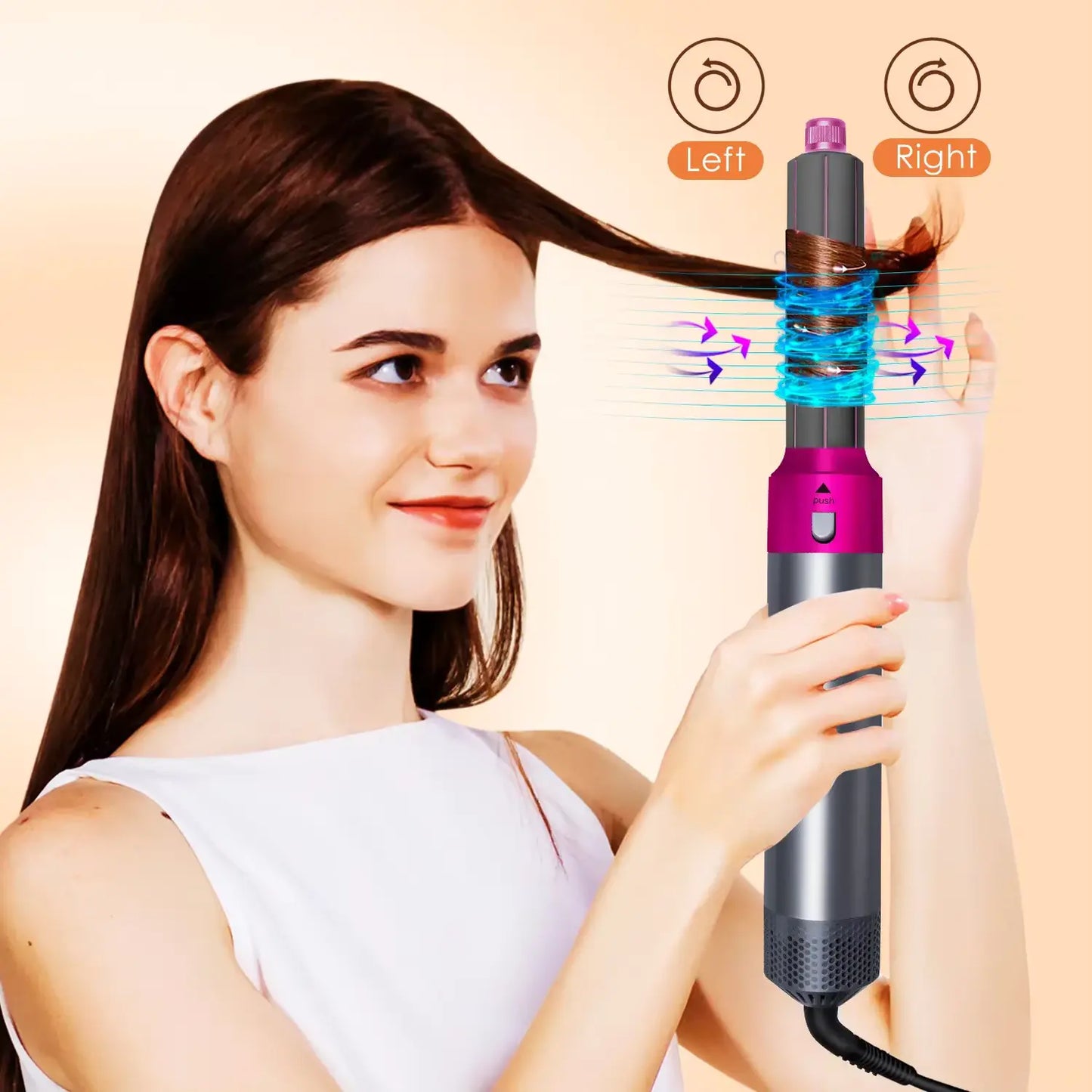 5 in 1 Hair Dryer Hot Comb