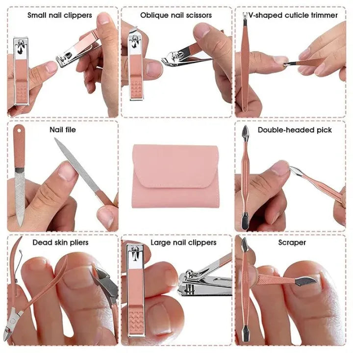 Manicure Pedicure Kit Nail Care Tools
