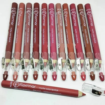 Flormar Lip Pencil Pack of 12